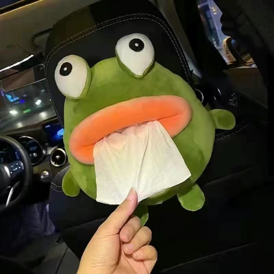 Car tissue box/set Box Paper Box Car Interior - funny-frog-tissue-box