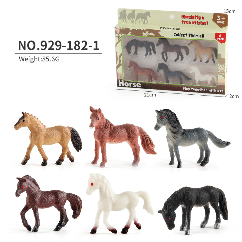 Simulación transfronteriza freisma modelo de caballo árabe mini 12 mundialmente famoso caballo animal decoración adornos estáticos
