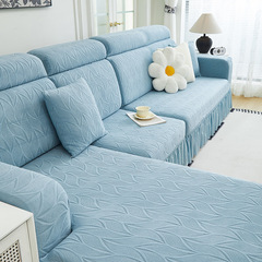 All-inclusive universal sofa cover—four-season versatile design, featuring a new queen-size, one-piece protective cover made from stretchy fabric.