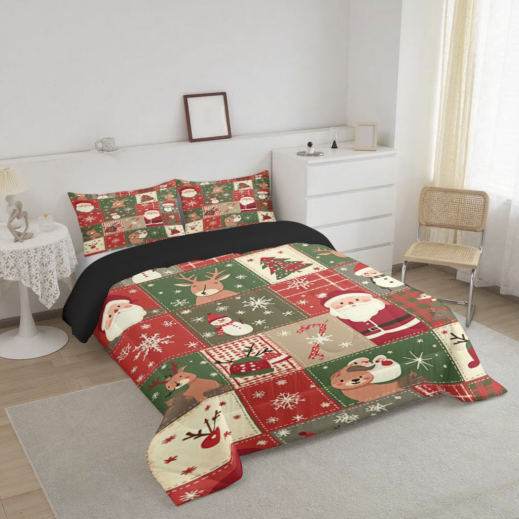 TEMU / JIT nuevo producto de impresión digital 3D de Navidad 180gms fuente de fabricantes de edredones