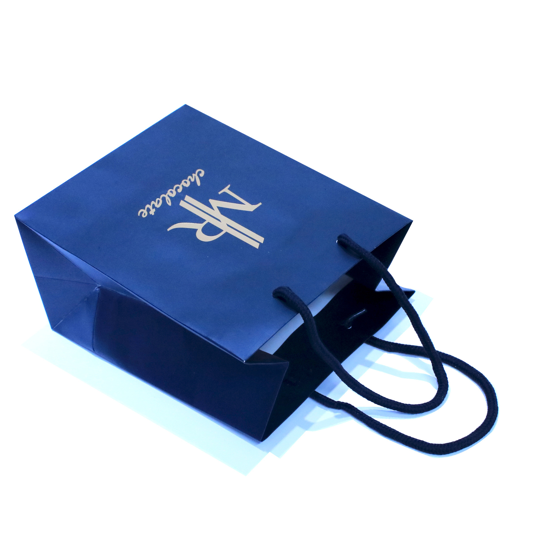 直接厂家加急印制茶叶礼品包装手提袋购物纸袋烫金logo带手提绳