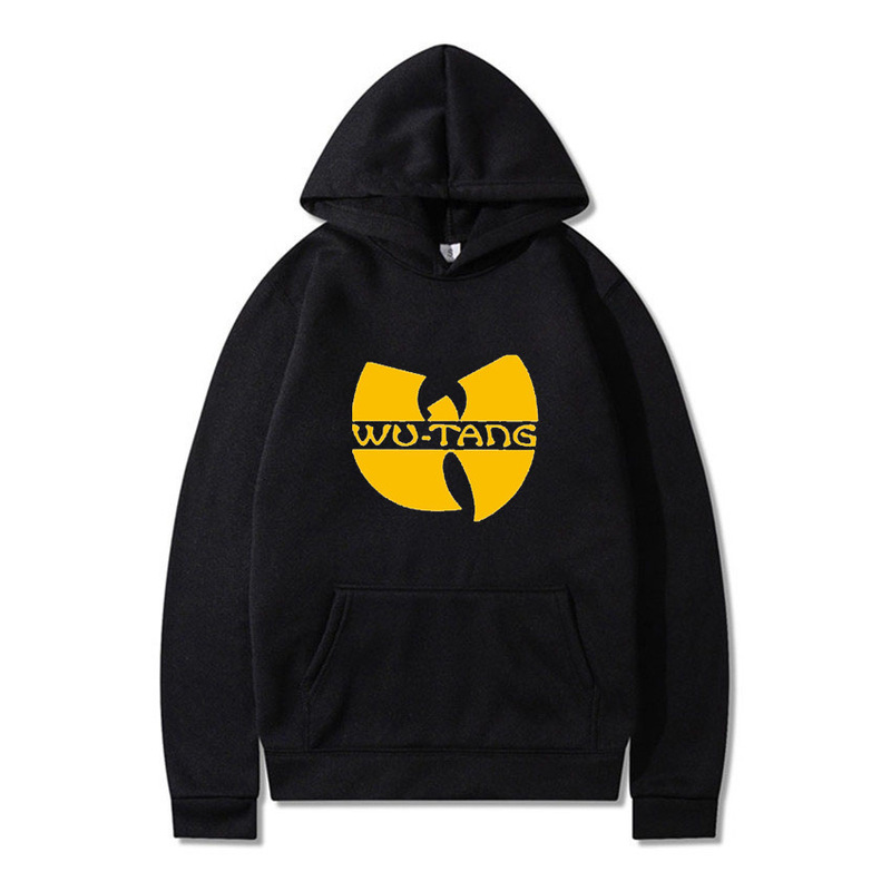 Foreign Trade Hot-Selling Letter Wu Tang Printed Men's and Women's Sweatshirts Sweatshirts Casual Hooded Pullovers