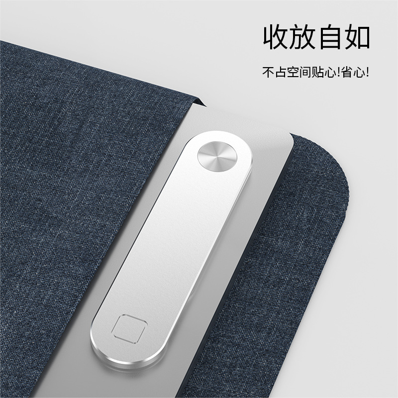 Aleación de aluminio perezoso expansión 2 en 1 soporte de escritorio giratorio para portátil teléfono móvil succión de soporte de oficina