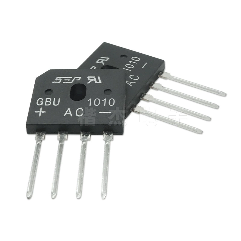 Прямое вставное выпрямительное звено GBU1010 GBU10M 10A1000V плоский мост плоская ножка источник питания специальный мост