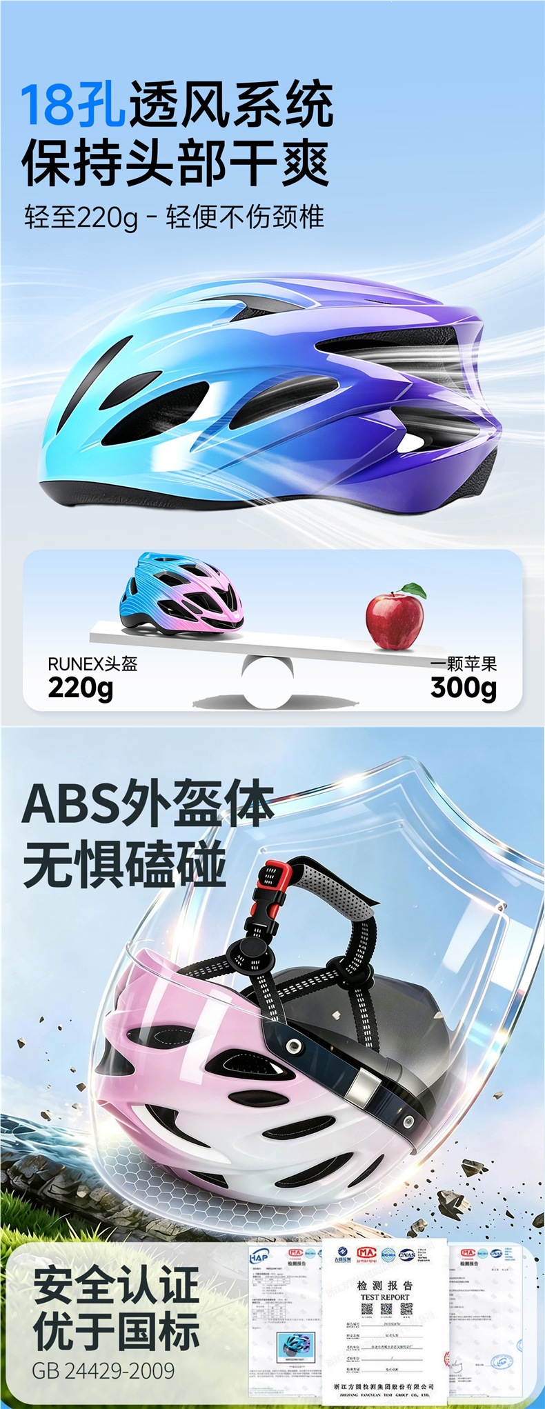 RXL-Children's Bicycle Helmet Riding Gear for Boys and Girls Mountain Bike Youth Safety Half Helmet
