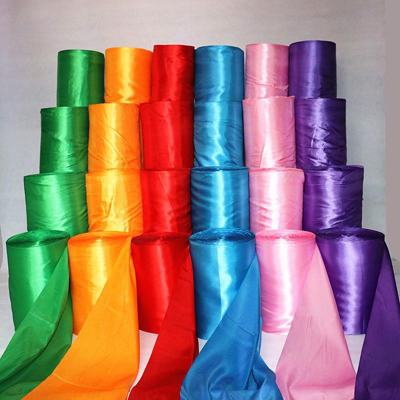 Red silk cloth coloring cloth unveiled cloth cut ribbon cloth eight…