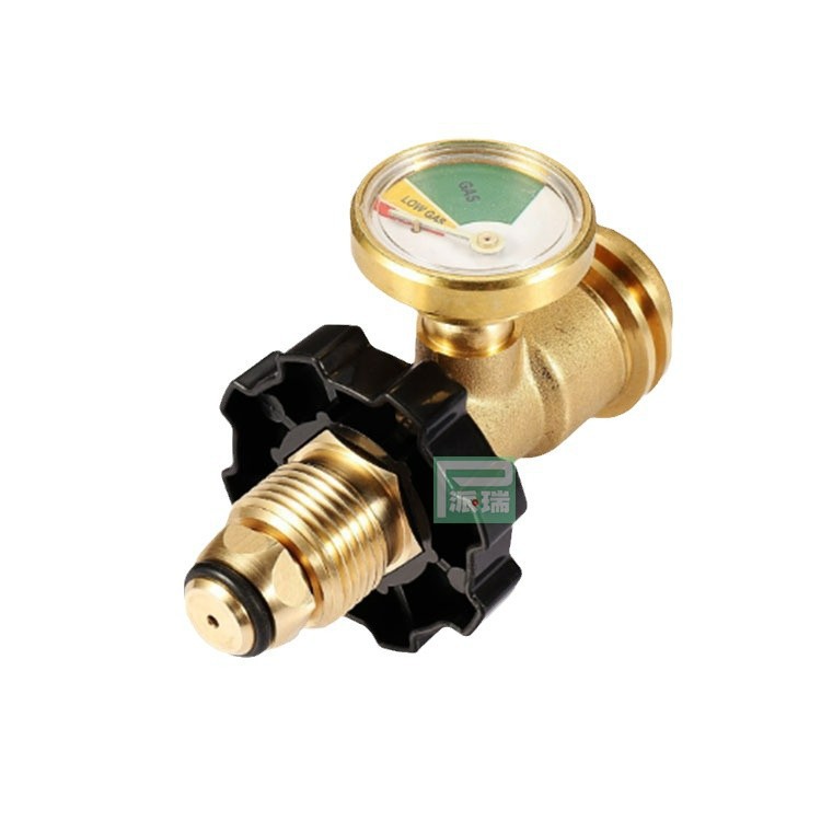 派瑞美式烧烤连中国液化气罐钢瓶转换接头阀门 烧烤炉转换接头