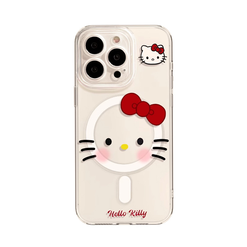 苹果iPhone17promax手机壳kitty支架17pro磁吸透明air高级17软壳|undefined