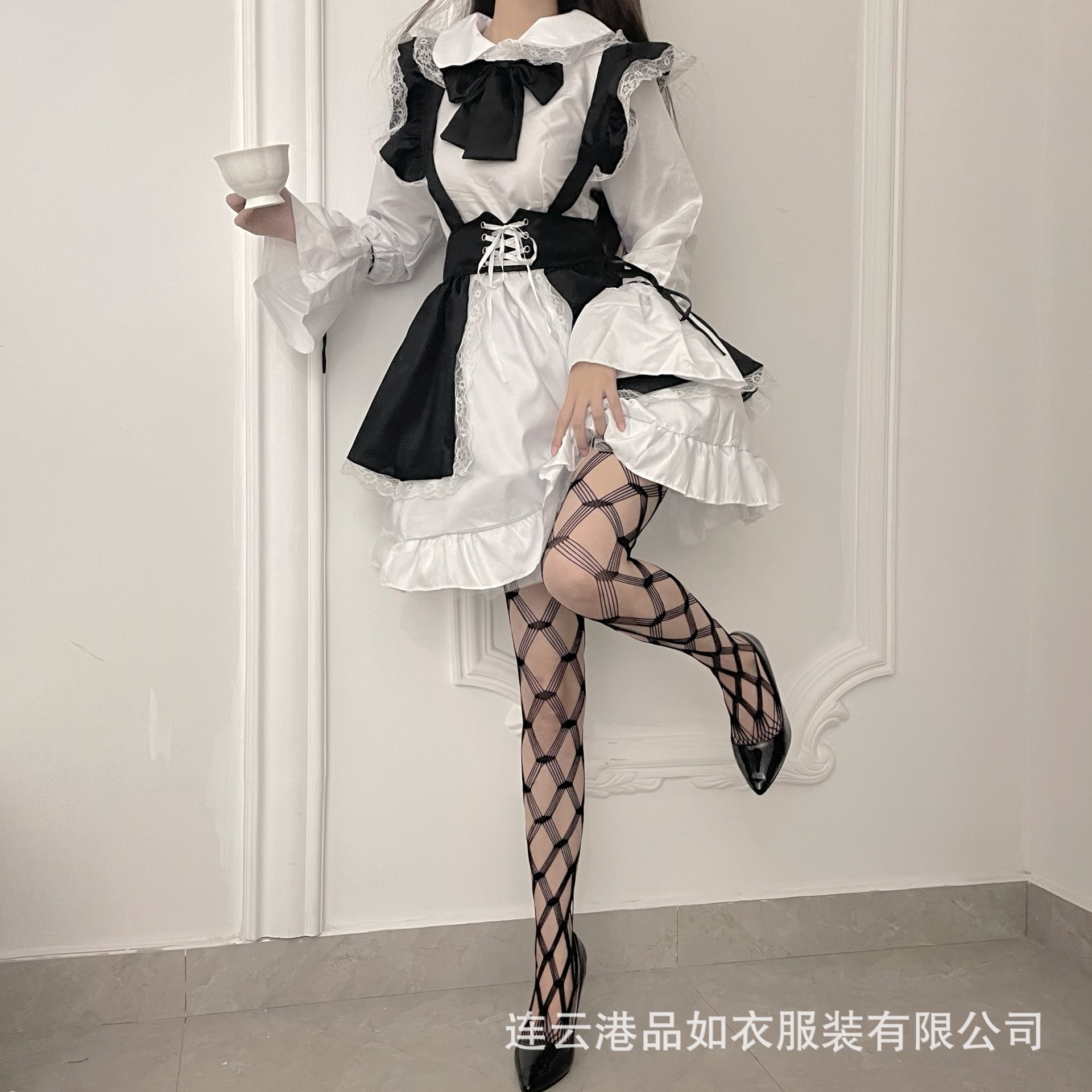 污力兔情趣内衣性感黑白女仆女佣制服诱惑cos角色扮演 酒吧表演服-阿里巴巴