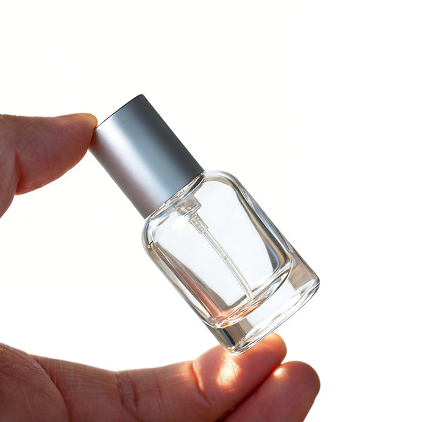 transparent glass handheld perfume