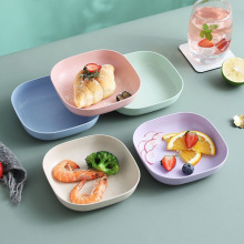 水果盘+吐骨碟吐骨家用食物小吃瓜子花生小麦秸秆鱼骨头