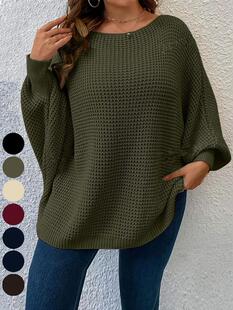 O 44700 Bat-sleeve side-split sweater ��������_��ë�����uͨ