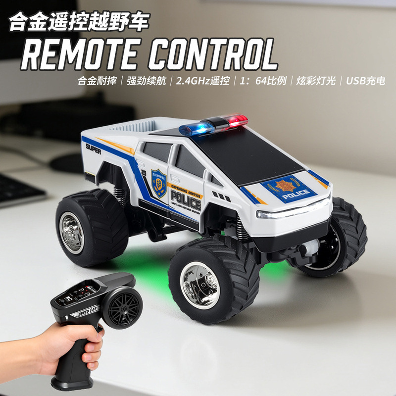 Mini Tesla Bigfoot Truck RC Remote Control Alloy Mini Table Off-Road Pickup Truck for Boys and Children Mini Tesla Bigfoot Truck RC Remote Control Alloy Mini Table Off-Road Pickup Truck for Boys and Children