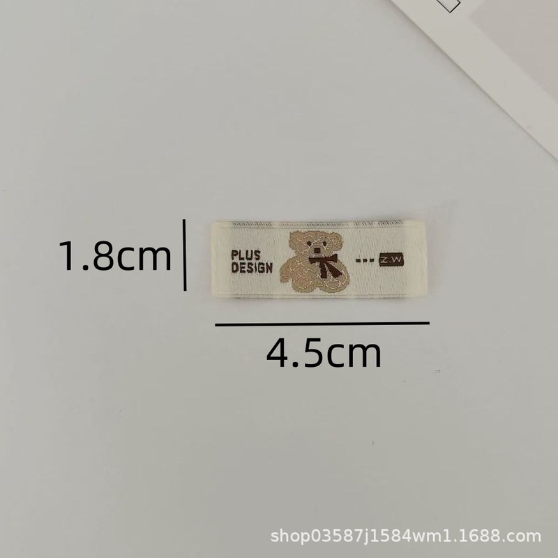 现货手工布标娃衣发饰袜子箱包装饰标签手作diy刺绣织唛印花贴标|undefined
