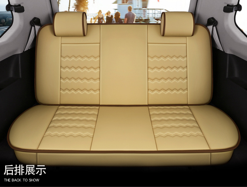 Factory Direct Sales of Wear-Resistant and Durable Seat Cushions, Full Leather, Seven-Seater, All-Season Universal Car Seat Cushions, Interior Accessories
