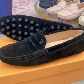 意大利进口牛皮女鞋新款豆豆鞋土豆丝奢侈品舒适一脚蹬磨砂乐福鞋