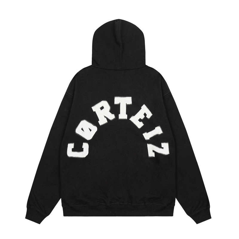 corteiz恶魔岛街头嘻哈拉链开衫卫衣连帽衫欧美明星外套长裤套装|undefined