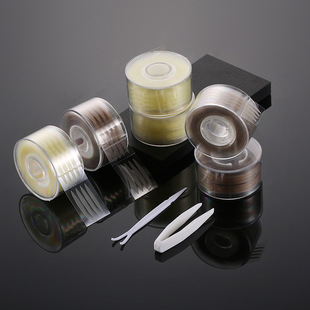 Double Eyelid Sticker Mesh Roll Lace Texture Invisible Breathable Stereotype Beauty Sticker Eyelid Cream Delivery Tool