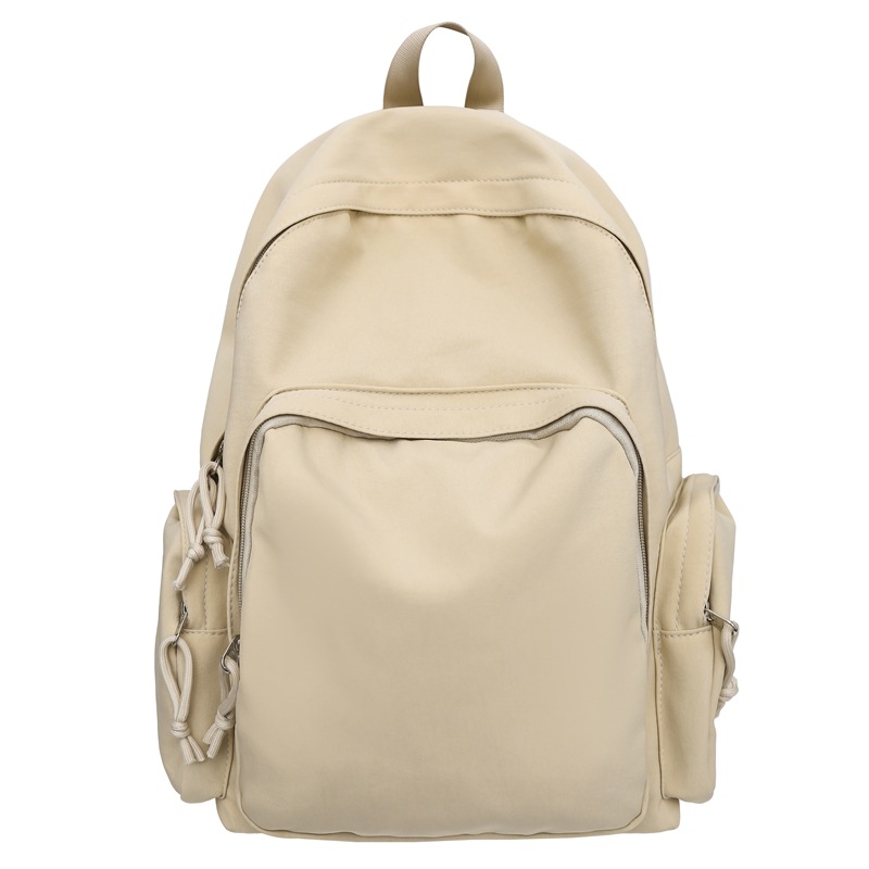 Venta al por mayor transfronteriza 2024 nueva mochila coreana para estudiantes de secundaria y preparatoria del campus, mochila doble de gran capacidad simple de nailon