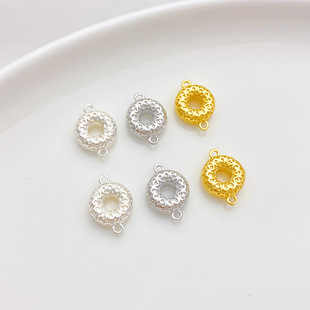 18K����ɫ����Ȧ�p������B�Ӽ��ֹ�diy�����K������Ʒ����