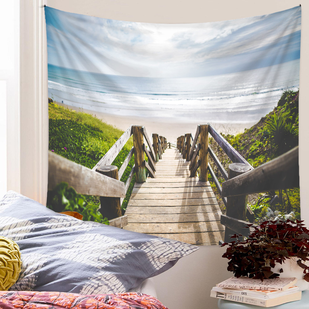 Bohemian Scenery Painting Wall Decoration Cloth Tapestry Wholesale Nihaojewelry display picture 207