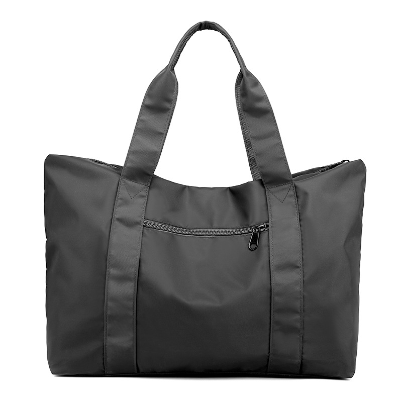 Moda nuevo japonés y coreano simple color sólido bolso de hombro portátil nylon impermeable bolsa de viaje bolsa de fitness bolsa de almacenamiento de la momia