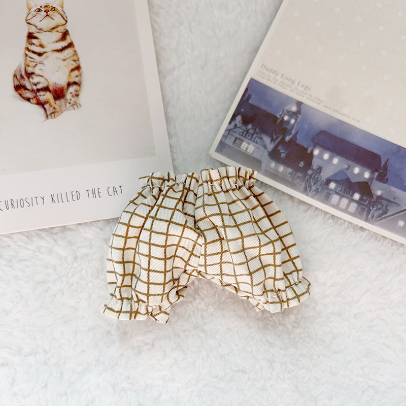 Venta caliente perro cabeza 14cm muñeco de peluche suéter colección de accesorios de ropa rabu ropa spot al por mayor