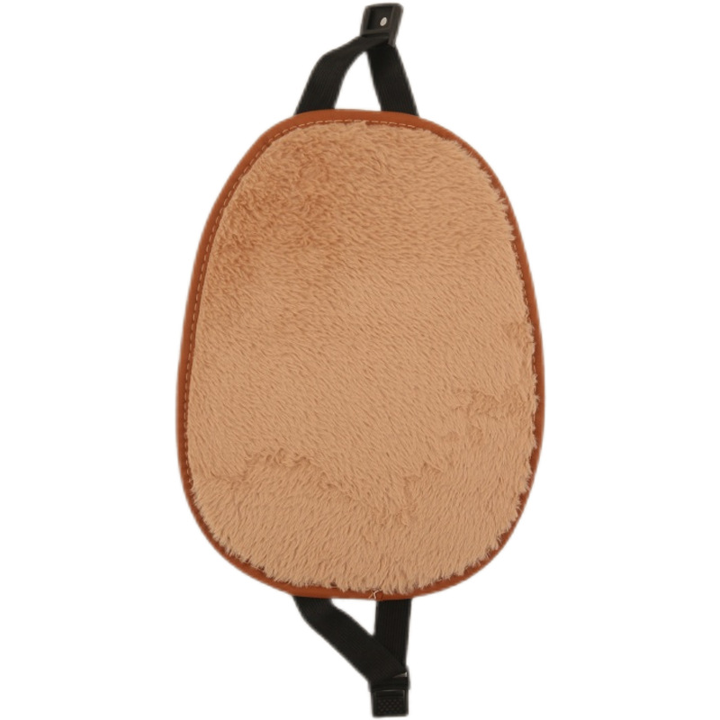 Car Rear Center Armrest Box Pad Winter Plush Backrest Cover
