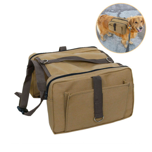 Factory Wholesale Dog Outdoor Self Backpack Canvas Dog Bag Soft Breathable Cotton Ultra Light Amazon Dropshipping