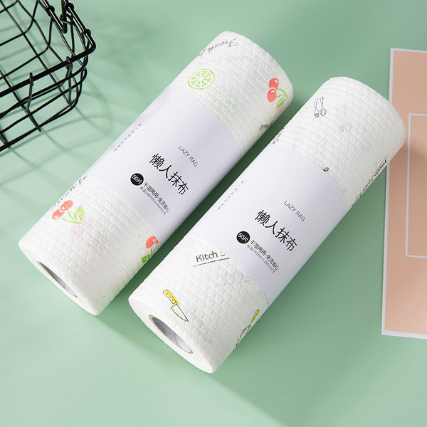 Non -woven kitchen lazy rag one -time thickened dishwashing can be…