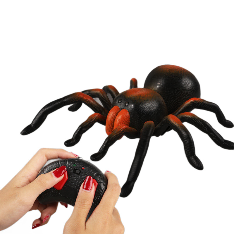 Exportación de Amazon para control remoto infrarrojo gran araña simulación transfronteriza araña electrónica mascotas juguetes para niños