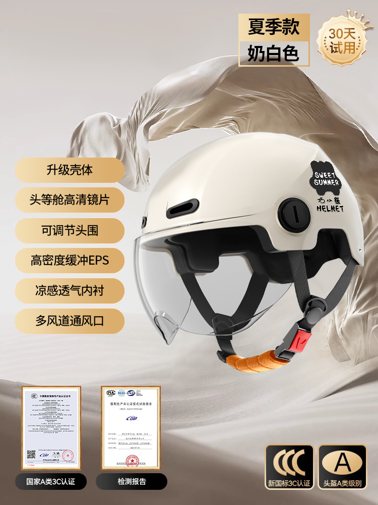 Auto Parts and Accessories – Motuoche Women's Summer UV - new-national-standard-a-class-3c-milk-white-hd-short-lens