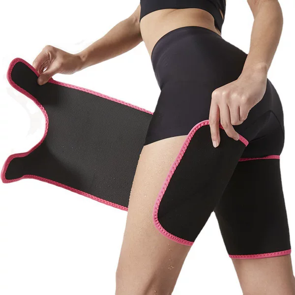 Men's and women's sports sweat-absorbing thigh slimmers, sports leg straps, fitness running leg wraps, compression restraints