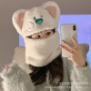 Hat, winter scarf, keep warm windproof medical mask with hood