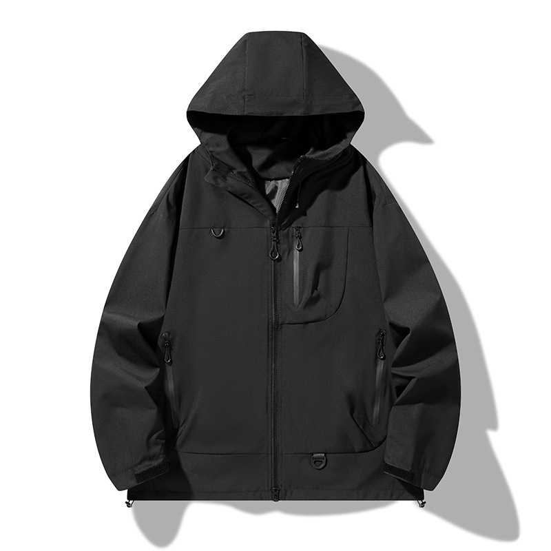春秋外套男女款美式机能防水登山服潮牌飞行员夹克山系户外冲锋衣|undefined