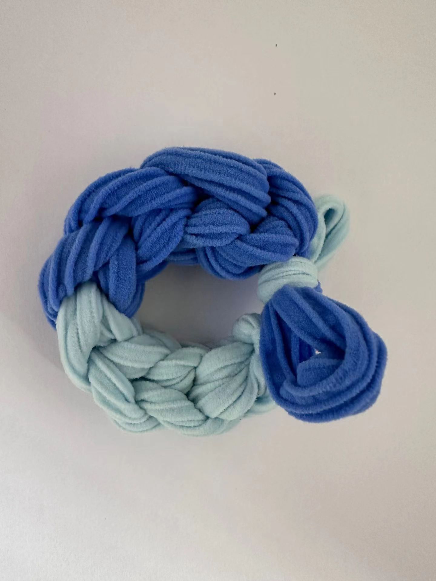 Niños cuerdas de cabello de color dopamina elásticas antideslizantes cuerdas de cabello tejidas a mano cabello al por mayor