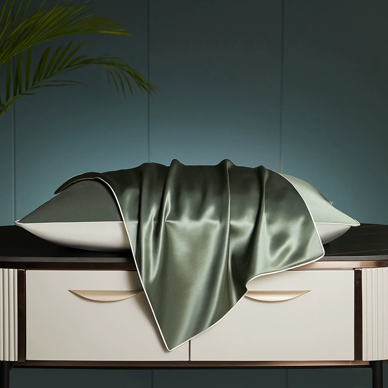 Шелковая наволочка из тутового шелка, шелковая наволочка для односпальной и двуспальной кровати, домашнего использования, шелковистая наволочка