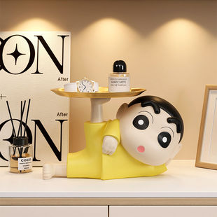 Crayon Shin-Chan Entrance Key Storage Ornaments Entrance Door Shoe Cabinet Living Room Home Decoration Housewarming Gift
