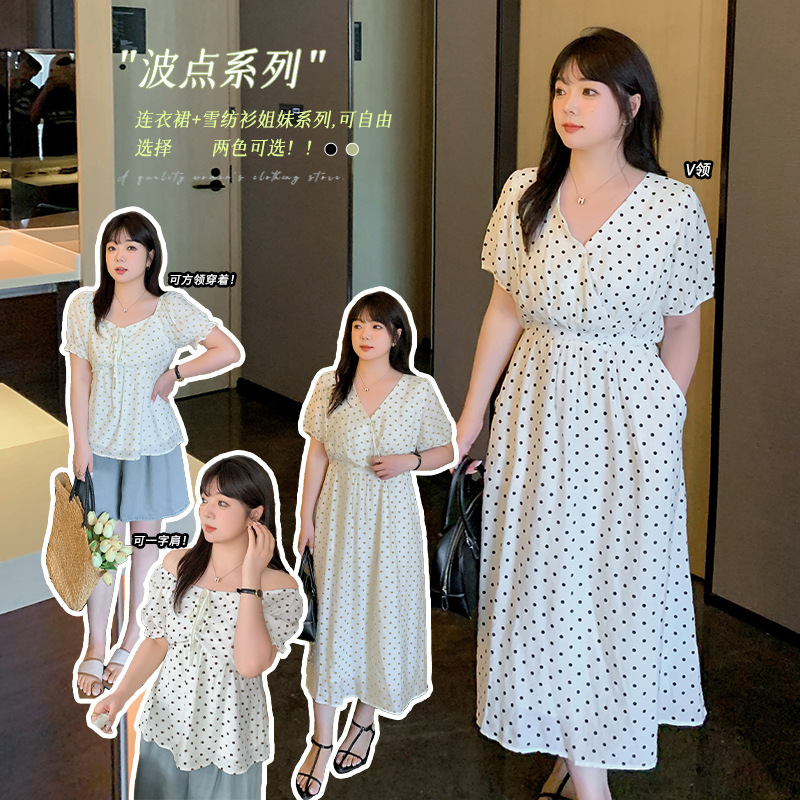  夏  XL-5XL 大きいサイズ トップス ワンピース