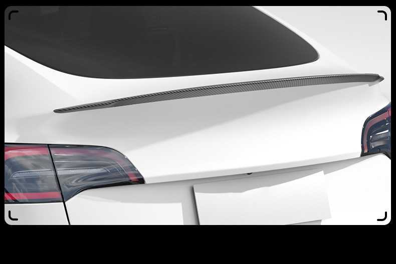 Carbon Fiber Rear Wing Is Suitable for the Modified Version of Tesla's New Model Y/3 Original High-Performance P Version Body Kit