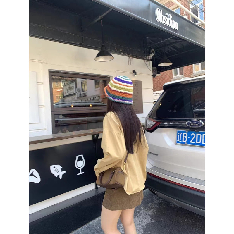 빈티지 스웨이드 올 매치 숄더 크로스 바디 베개 가방 보스턴 핸드백 2024 새로운 하이 엔드 센스