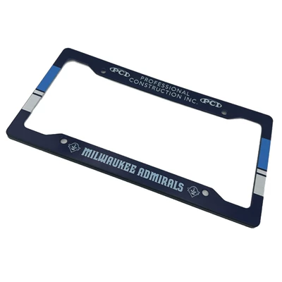 plastic small round hole full-print license: License plate holder/license plate holder