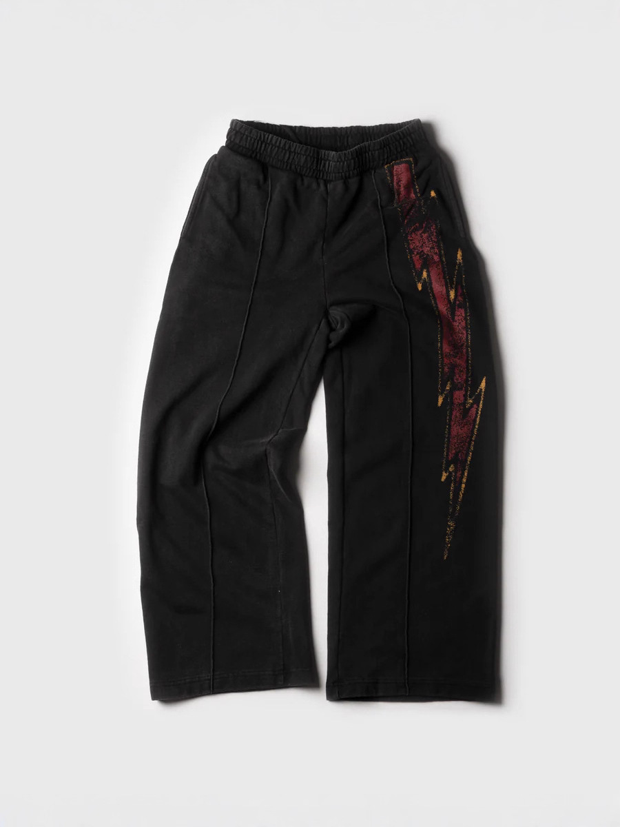 Pantalones Deportivos Holgados con Cintura Elástica para Mujer de Poliéster Estampados