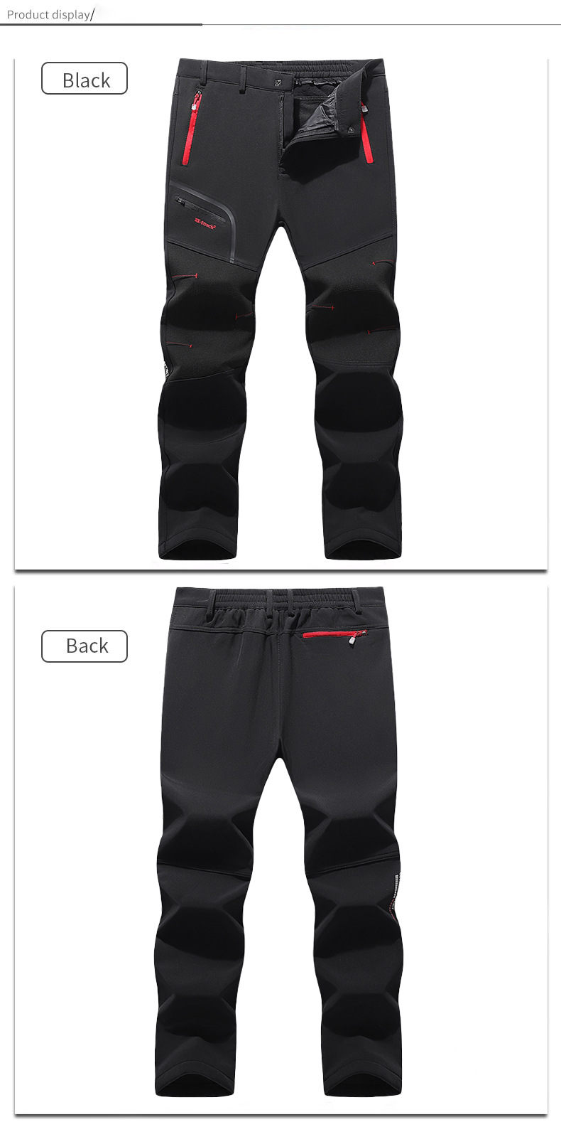 Outdoor Quick-Dry Pants Black Style