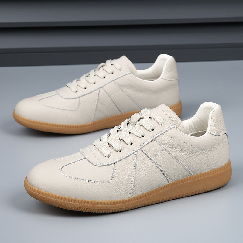 2025 Dexun 스포츠 헤드 레이어 Cowhide 트레이닝 신발 통기성 천공 옥스포드 미끄럼 방지 하단 캐주얼 스포츠 신발