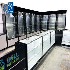 2024年热销烟酒柜香烟玻璃展示架多层展柜便利店烟酒柜烟柜台货架