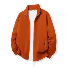 秋冬新款立领拉链卫衣外套定制工作服班服餐饮企业工装广告印logo