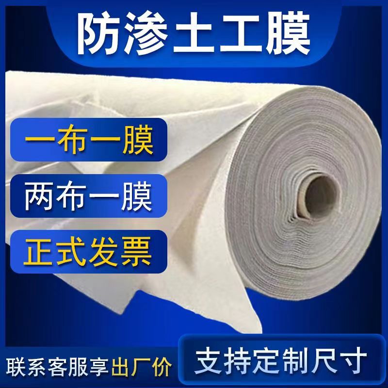 防渗复合土工膜 两布一膜 一布一膜 防渗土工布 化工保湿布防渗膜