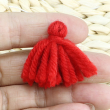 涤纶粗毛线无头流苏3cm小款膨体膨胀蓬松穗子服饰辅料装饰吊穗