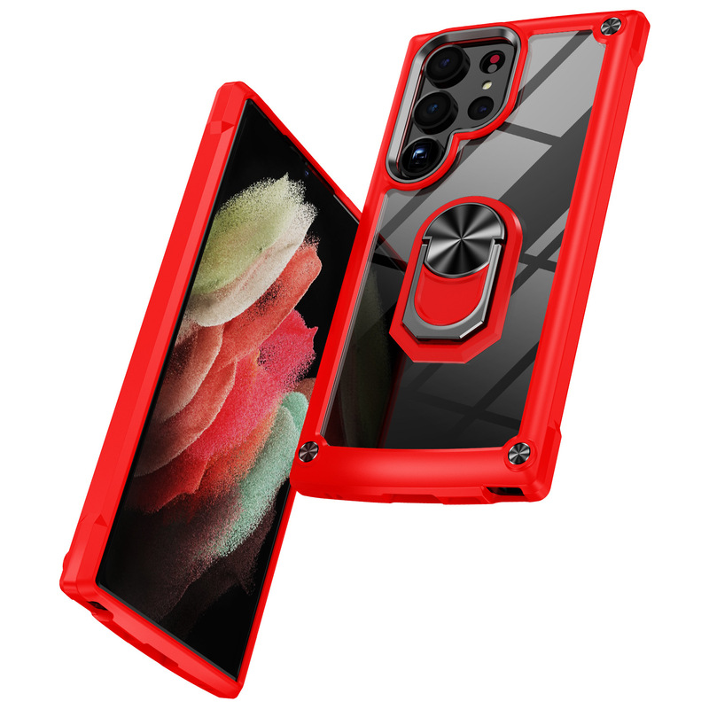 Amazon hot sale S23 ULTRA hard scratch-resistant Golden Wing Bird with stand direct phone case